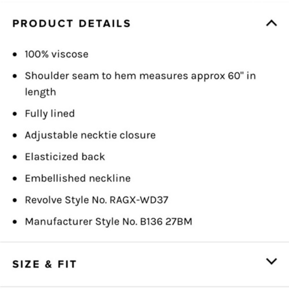 Raga Aphrodite Layered Chiffon Maxi Dress Beaded Halter Size Medium NWT - Picture 15 of 15